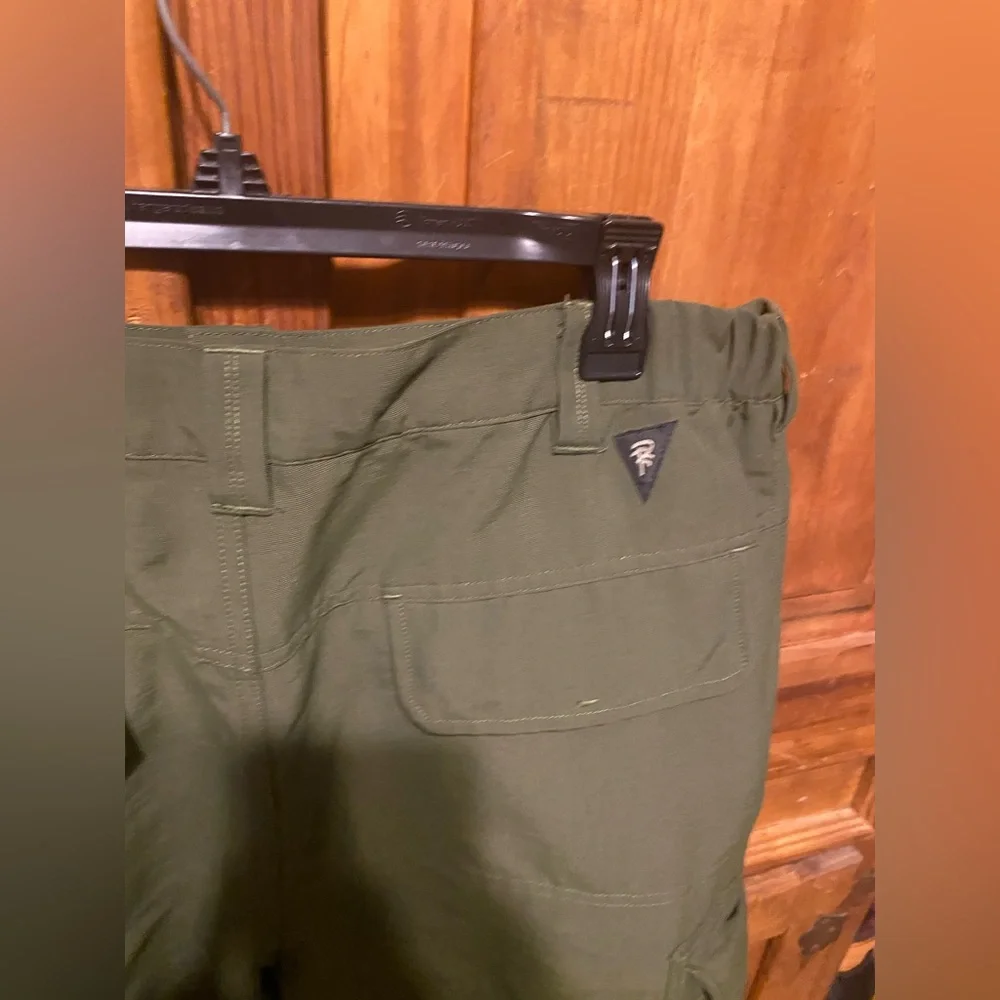 Rail Riders Pants Adult XL Army Green Nylon Lightweight Hiking Mens pants